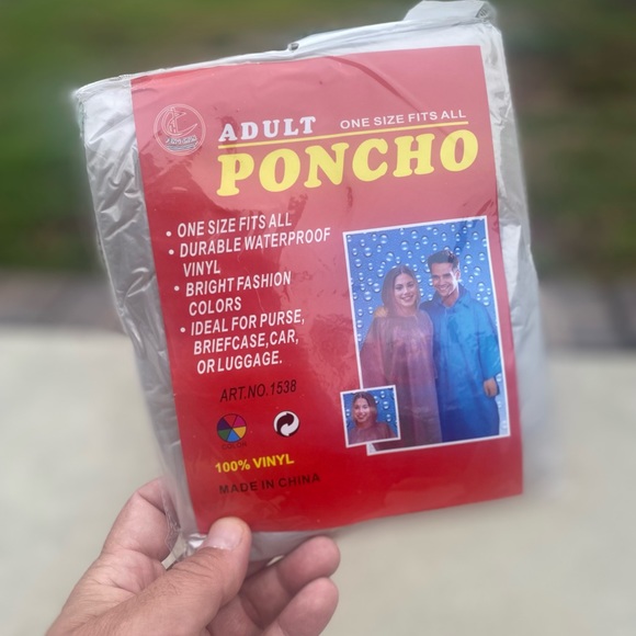 Adult Poncho 5 Pack - Picture 6 of 6